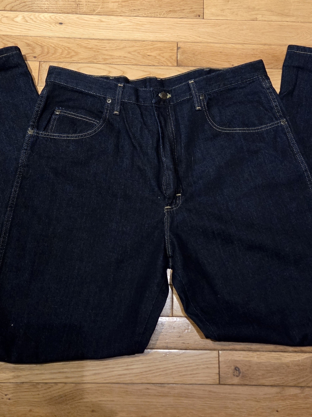 Wrangler Dark Blue Straight Men's Jeans 38/34